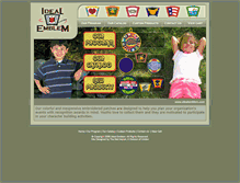 Tablet Screenshot of idealemblem.com